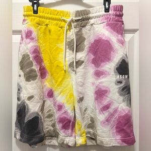MSGM Milano Made in Italy Tie Dye Bermuda Shorts Men’s size XS